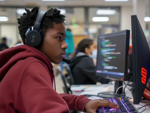 Teenage Coding Prodigies at Hackathon