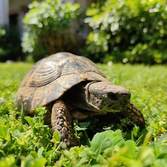 turtle on the grass