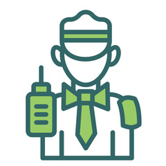 Security Staff Icon