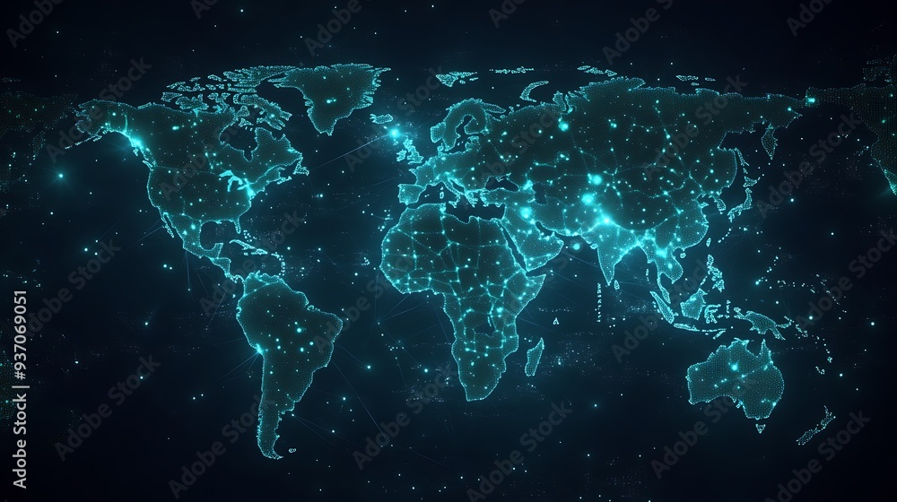 Poster A Global Network of Interconnected Dots and Lines