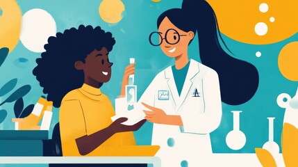 Doctor Discussing Test Results with a Patient