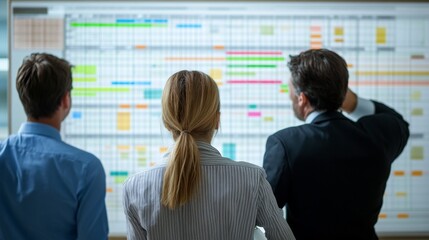 Business team looking at a