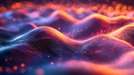 Abstract Wave Background.