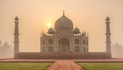  Elegance of the Taj Mahal at sunrise