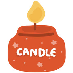 Scented Wax Candles illustration