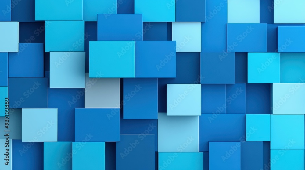 Poster this flat art features a mix of fun textures and block shapes, creating a playful, cartoonlike desig