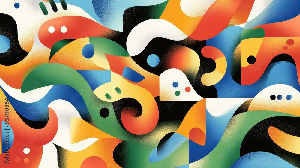 Poster discover vibrant, colorful backgrounds filled with unique abstract patterns, perfect for adding a pl