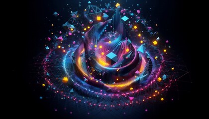 Abstract dark background