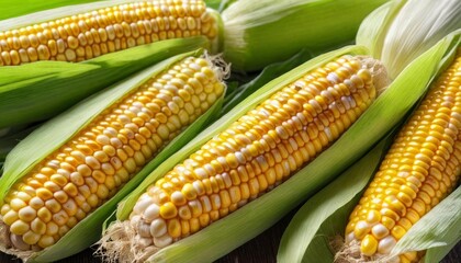  Freshly harvested corn ready for a delicious meal