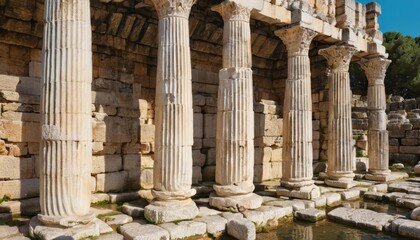 Fototapeta premium Ancient ruins timeless beauty