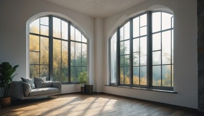 Fototapeta premium door or windows in a wall