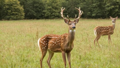 Obraz premium Wild beauty in the grassy field