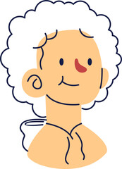 Line Illustration of People Avatars