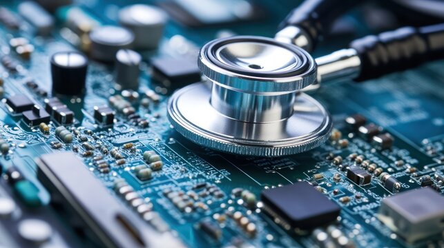 Stethoscope on a Circuit Board, Examining Technology's Health