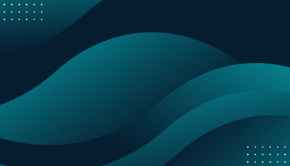 Green abstract gradient background. Vector illustration