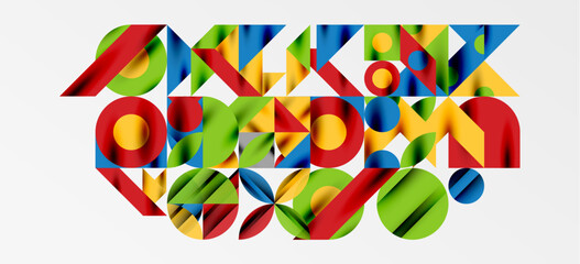 Geometric neo patterns. Abstract background for covers, banners, flyers and posters and other templates