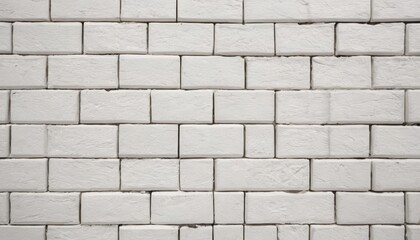 Naklejka premium Modern minimalist white brick wall