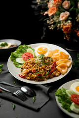 This is a fried noodle typical of Indonesian food