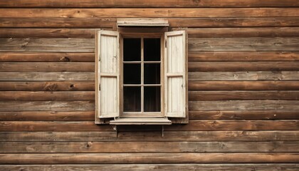  Cozy cabin charm with rustic wooden window