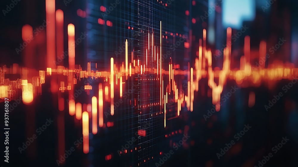 Poster abstract digital data network with glowing lines: digital data network with glowing lines, represent