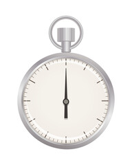 アナログ式ストップウォッチのイラスト