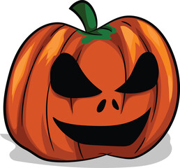 Halloween pumpkin vector simple design