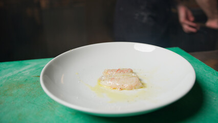 Shrimp Dish For A Gourmet Restaurant 