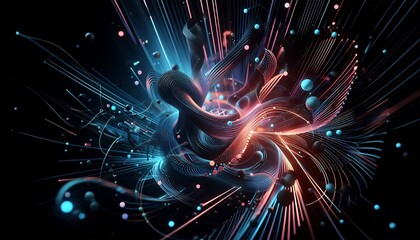 Obraz premium Abstract dark background