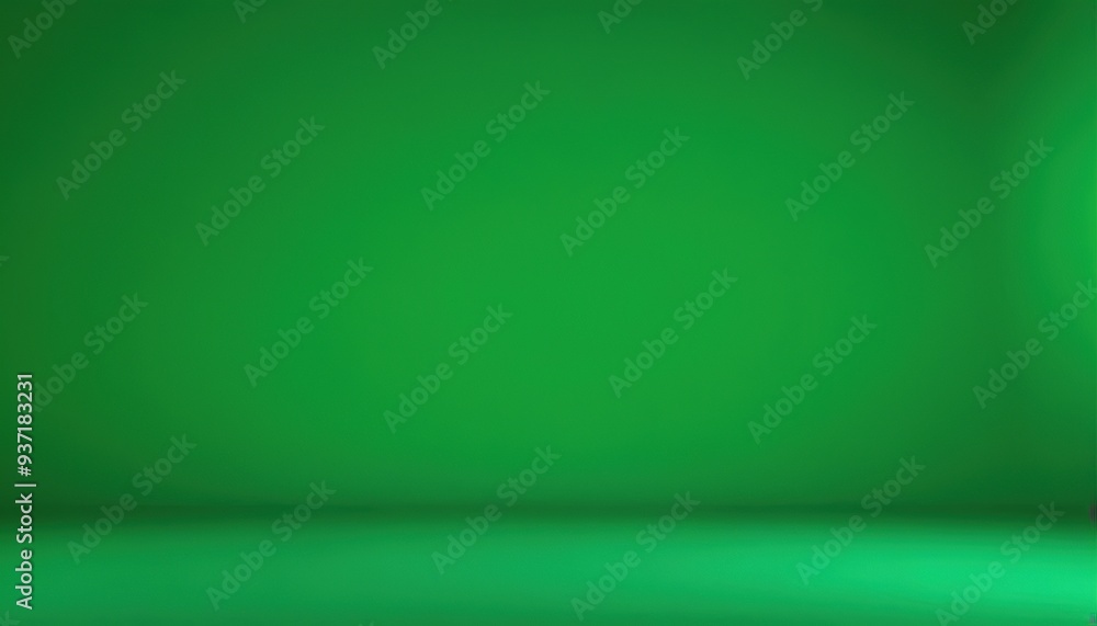 Poster use the background of an abstract blurred empty green gradient studio well.15