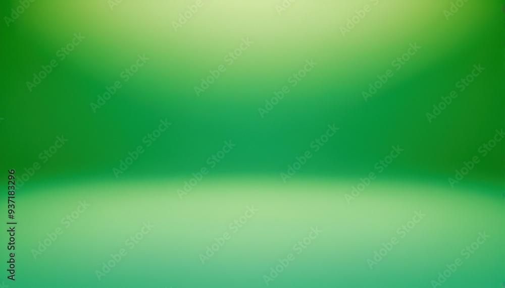 Poster use the background of an abstract blurred empty green gradient studio well.10
