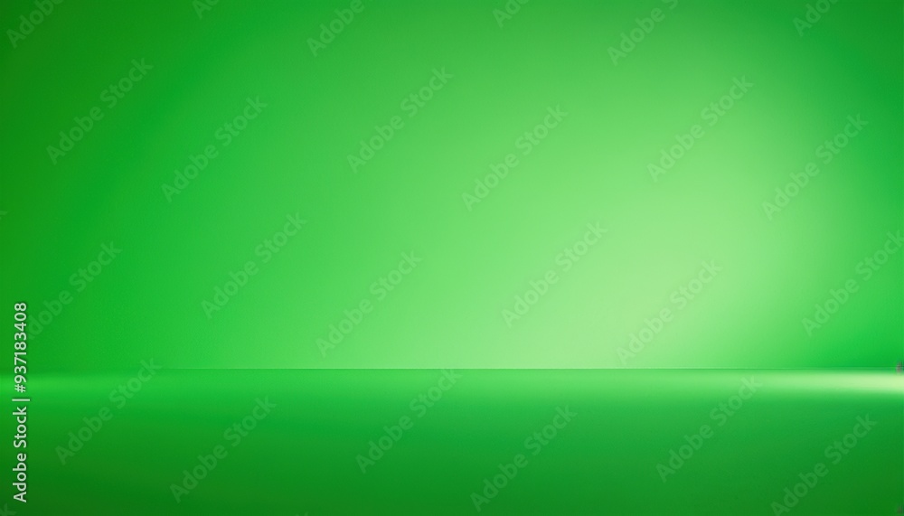 Poster use the background of an abstract blurred empty green gradient studio well.2