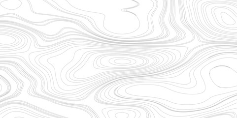 geography scheme and the terrain path. Ultra wide. Map on land terrain Illustration, The black on white contours topography stylized height of the lines.