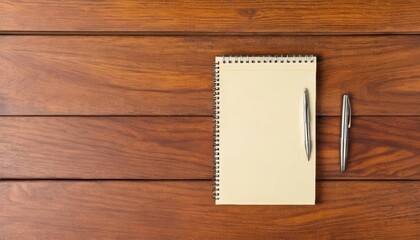  Organized creativity  pen paper and a wooden table