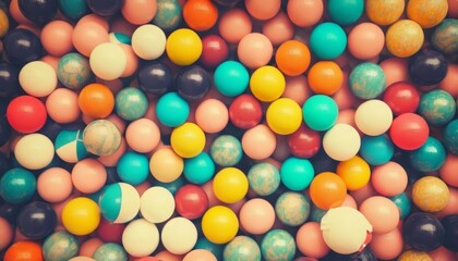 Fototapeta premium Vibrant Easter Eggs in a Basket