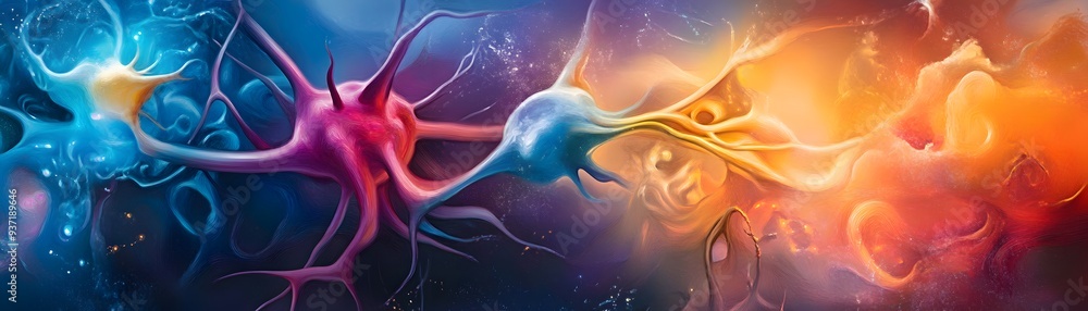 Poster abstract neural network.