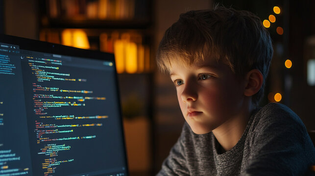 Boy learning C++ These tools leverage large language models and machine learning to analyze and suggest code