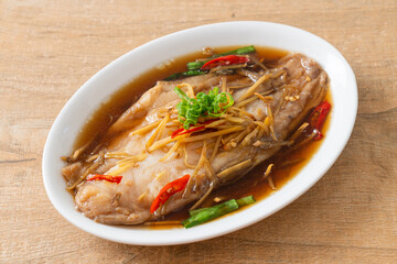 Steamed Fish with Soy Sauce