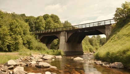 Fototapeta premium Natural beauty meets human ingenuity