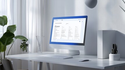 Minimalist Home Office.