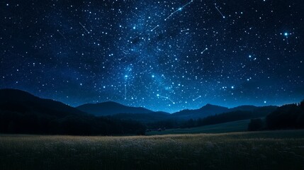 Night Sky with Stars.
