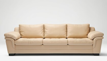  Modern Comfort  Elegant Beige Sofa