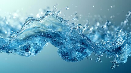 Dynamic Wave Splash: High-Quality Transparent PNG for Water Effects and Design Elements, Generative AI