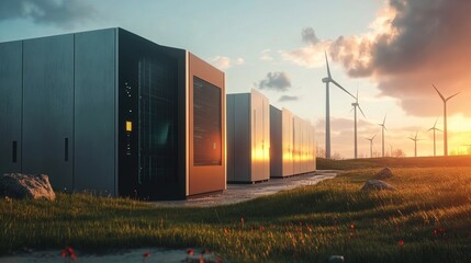 Wind Farm Data Center.