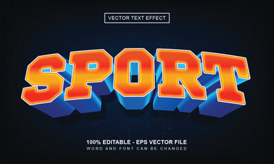Bold Sport Text Effect