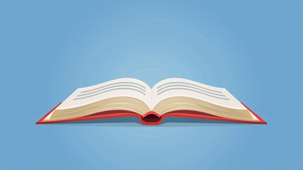 Illustration of a book icon with an open book.