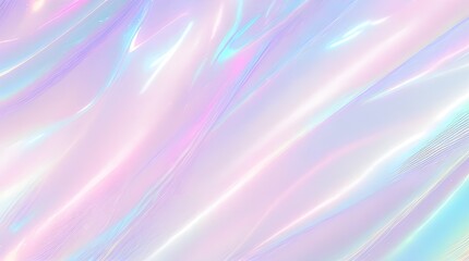 Holographic background seamless trendy iridescent light foil texture. Soft holographic pastel unicorn marble background pattern. Modern pearlescent blurry abstract swirl illustration.	
