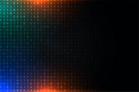 digital binary code tech concept a programming language