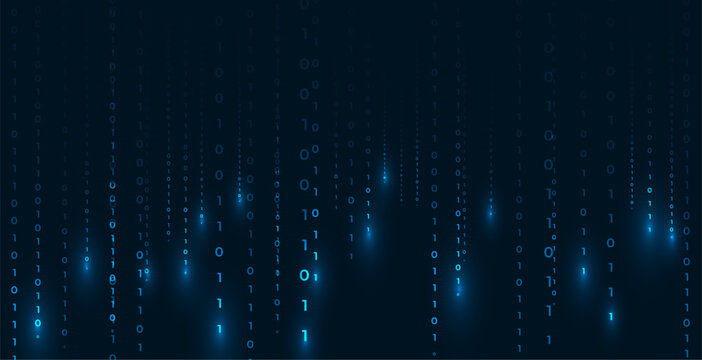 futuristic binary code cyberspace wallpaper for web data network