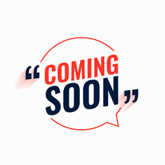 coming soon promo background in modern style