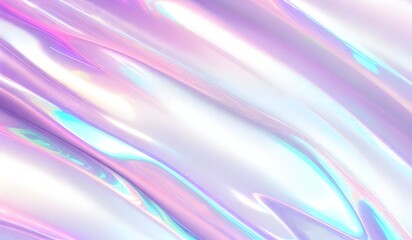 Holographic background seamless trendy iridescent light foil texture. Soft holographic pastel unicorn marble background pattern. Modern pearlescent blurry abstract swirl illustration.	
